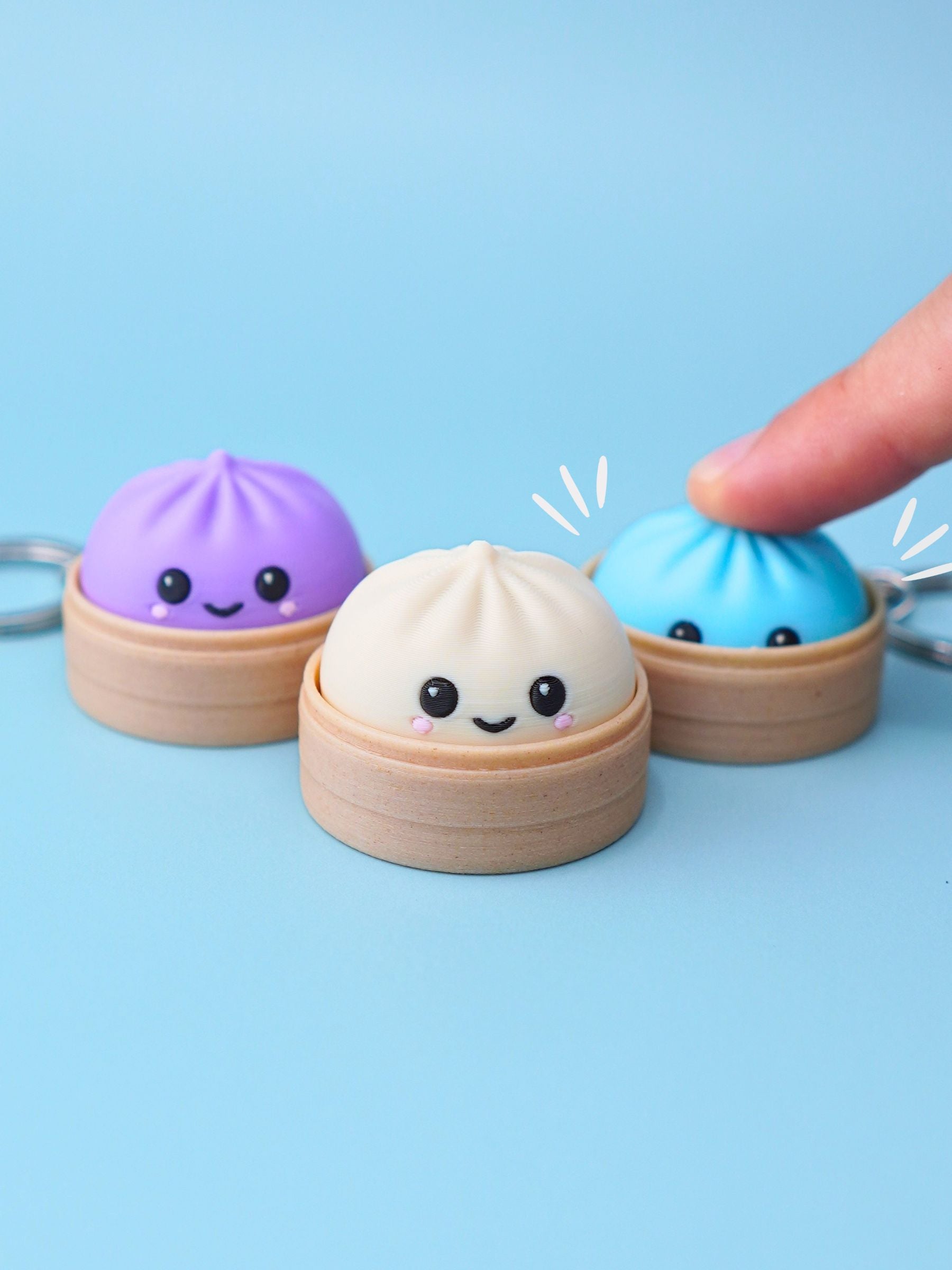 Dumpli Mystery Clicker Keychain